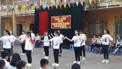 Trường THCS Việt Hưng phối hợp với trung tâm Javico tổ chức chuyên đề " Phòng tránh bạo lực học đường"